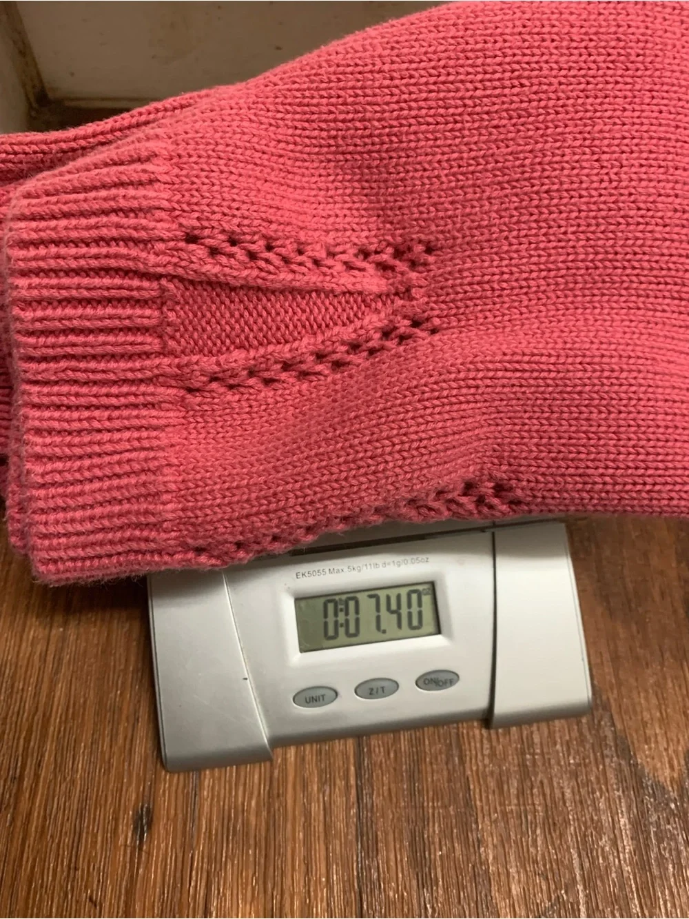 Baby Gap knit cowl neck pullover Pink sweater Toddler Girls Sz 3 100% Cotton